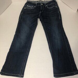Ariat REAL Jeans Women's 29S  Dresden Mid Rise Straight Western Denim
